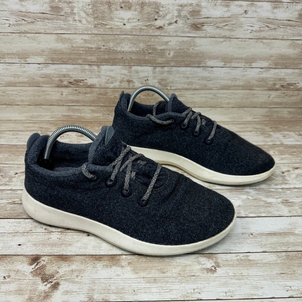 Allbirds Mizzle Navy Blue Merino Wool Lace-Up Athletic Runners Shoes Men's 9
